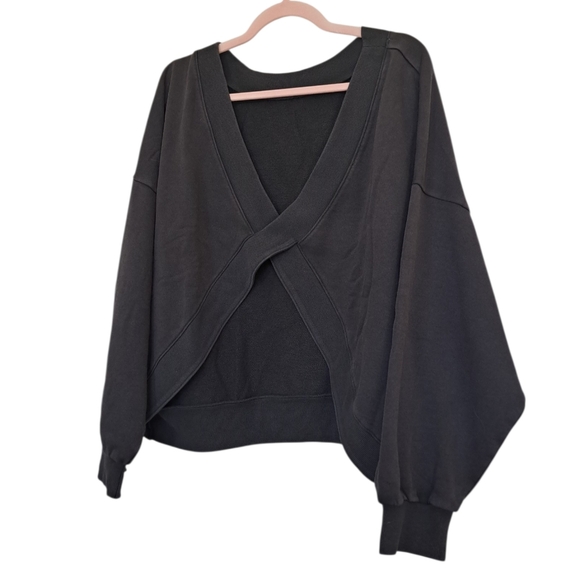 Torrid Festi Reversible Long-sleeve Sweatshirt - Gray Color - Picture 8 of 11